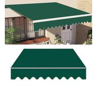 Toile de Remplacement pour Store de terrasse rétractable - Protection Solaire imperméable et résistante aux UV pour terrasses, patios, balcons et Jardins extérieurs - Amé