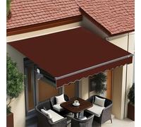 Toile De Remplacement Robuste For Auvent De Camping-car Sans Cadre, 280 G, Stores Manuels En Vinyle 1000D, UV80+, Imperméable, For Patio, Pare-soleil, Abri, Porte Extérieure, Fenêtre(Claret-red,16.5*6