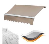 Toile De Store De Qualité Supérieure, Tissu De Remplacement for Auvent Anthracite, Cadre Non Inclus, Tissu De Rechange for Auvent De Terrasse Rétractable, Noir/Gris/Bleu/Marron, 2/3/4/5m(Brown,(16x13f