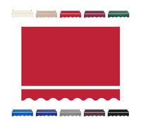 Toile de Store de Remplacement for 2/2.5/3/3.5/4/5/6/7m, Tissu D'auvent de Rechange, Imperméable Toile de Rechange, Tissu de Remplacement pour Auvents Rétractables(Red,W400 x L300cm)