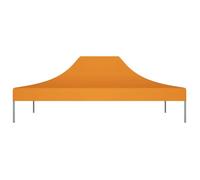 Toile de tente de réception - vidaXL - Orange - 410x280 cm - Résistant aux UV - Imperméable