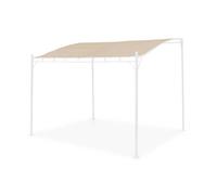 sweeek - Toile de Toit Beige pour tonnelle 3x2.5m Brestum - Toile de Rechange pergola. Toile de Remplacement