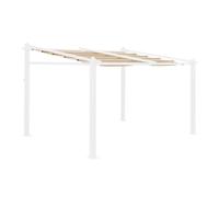 Toile de toit beige pour tonnelle 3x4m Murum - toile de rechange pergola. toile de remplacement - Beige