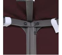 Toile de toit de belvédère - WIENS - 2 niveaux - 310 g/m² - 4x3 m - Bordeaux - Imperméable - Polyester - Revêtement PVC