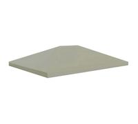 Toile de toit de chapiteau - vidaXL - 4x3 m - Beige - 310 g/m² - Imperméable