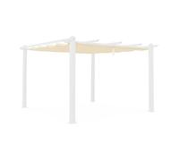 Alice's Garden - Toile de Toit écrue pour tonnelle 3x4m Condate - Toile de Rechange pergola. Toile de Remplacement