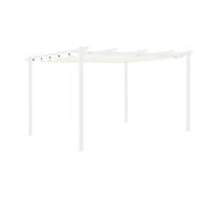 Toile de toit écrue pour tonnelle 3x4m Isla - toile de rechange pergola. toile de remplacement