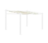 Toile de toit écrue pour tonnelle 3x4m Murum - toile de rechange pergola. toile de remplacement