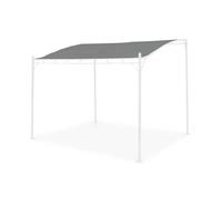 Toile de toit grise pour tonnelle 3x2.5m Brestum - toile de rechange pergola. toile de remplacement