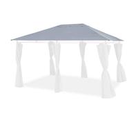 Alice's Garden - Toile de Toit Grise pour tonnelle 3x4m Divio - Toile de Rechange pergola. Toile de Remplacement