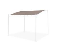 Alice's Garden - Toile de Toit Taupe pour tonnelle 3x2.5m Brestum - Toile de Rechange pergola. Toile de Remplacement