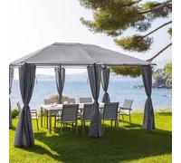 Toile de tonnelle SANTORINI Ardoise Pour 4 x 3 m - Polyester Hespéride