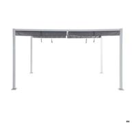 Toile de tonnelle ""Zalya"" ardoise 2,9x1,9m pour tonnelle ""Zalya"" 4x3m - Hespéride