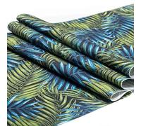 Toile de Transat - Couleur Areca Bleu - 44 cm - Pour Extérieur - Rechange pour Transats, Chaises Chiliennes et Longues - Au Mètre