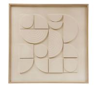 Toile Déco 3D "Catalina" 60x60cm Blanc
