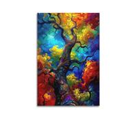 Toile décorative moderne pour la maison, affiches de paysage, arbre divin, beau et romantique, ajoutant une atmosphère artistique aux salons, art 30 x 45 cm, sans cadre