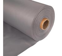 Toile d'extérieur imperméable Gris 5 m 100 % polyuréthane 150 g/m² 0,8 mm d'épaisseur et 150 cm de large Résistant aux UV Idéal pour la fabrication de transats, poufs, auvents, etc.