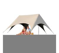 Toile d'Extérieur - Ombrelle de Camping à Installation Rapide | Structure de Protection Solaire avec Écran, Gazebo Pliable Résistant pour Activités de Groupe, Barbecue,