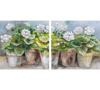Toile DKD Home Decor pin toile 80 x 3,5 x 80 cm