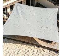 Toile d'ombrage 150 x 360 cm Protection UV 98% en Polyester Résistant et Respirant Toile-Ombrage pour Pergola Serre Pet House Clôture, Gris Clair