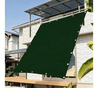 Toile d'ombrage 2100 x 3000 cm Protection UV, Anti-Déchirure, Coupe-Vent, Imperméable Coupe Ventpour La Couverture, Filet Dombrage avec Cordes pour Jardin, Terrasse, Balcon, Vert Foncé