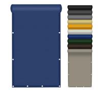 Toile d'ombrage 230 x 240 cm Imperméable, Protection Rayons UV Voile d'ombrage Imperméable avec Œillets pour Balcon, Serre, Plantes, Terrasse, Clapier, Piscine, Bleu Foncé