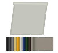 Toile d'ombrage 280 x 400 cm Résistant à l'eau, Protection Solaire Toile Imperméable avec Œillets pour Serre Jardin Pergola Pet House, Blanc cassé