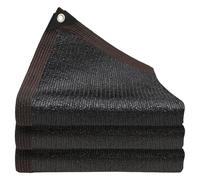 Toile d'ombrage, 3 x 6 m, coupe-vent, protection UV, filet de piscine en maille avec œillets, pare-soleil épais anti-poussière pour voiture, camping, balcon, serre, extérieur, tissu, pare-soleil