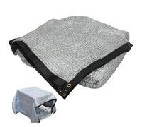 Toile d'ombrage 79 x 118 Pouces, Protection UV à 85%, Voile d'ombrage en Aluminium avec œillets réfléchissants, Isolation Thermique, pour l'extérieur, la terrasse, Le Jardin, Le poulailler