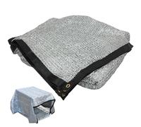 Toile d'ombrage 79x118 Pouces, Protection UV à 85%, Voile d'ombrage en Aluminium avec œillets réfléchissants, Isolation Thermique, pour l'extérieur, Le Patio, Le Jardin, la décoration de la Maison de