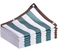 Toile d'ombrage 90 % vert foncé/blanc 2 x 3 m - Protection et croissance optimales - Bloque les UV pour plantes, jardin, terrasse, paysage, serre