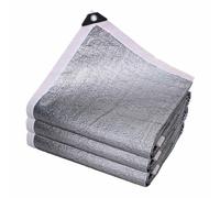 Toile D'ombrage 99% Aluminium avec Œillets - Bâche en Maille, Voile D'ombrage pour Serre Grange Chenil, Abri de Voiture Fleurs Plantes Patio Pelouse(4.0x14.0 m(13x45.9ft))