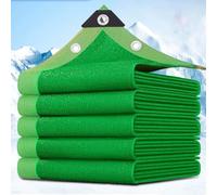 Toile d'ombrage à 70 % en maille résistante aux UV pour jardin, terrasse et extérieur, toutes saisons avec œillets et corde de tirage, vert (8 x 10 m)