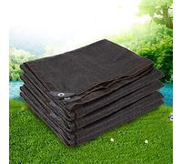 Toile d'ombrage à 80 % résistante aux UV pour serre et jardin, protection des plantes, tissu d'ombrage à œillets pour terrasse et terrasse (10 x 15 m)