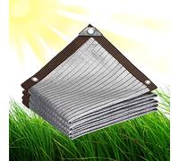 Toile d'ombrage à 90 % contre le soleil - 3 x 12 m - Maille à œillets pour jardin, serre, protection contre la chaleur - Pelouse, fleurs, poulailler - Utilisation en extérieur