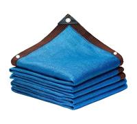 Toile d'ombrage à 90 % - Filet d'ombrage pour protection de l'intimité extérieure - Coupe-vent et couvertures de plantes - Œillets renforcés 6 x 8 m pour jardin, terrasse et échafaudage