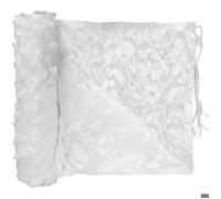 Toile d'ombrage ajourée - DEMA - Carré 3x3 m - 120 g/m2 - Polyester - Blanc - Anti-UV - Imputrescible