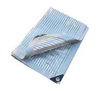 Toile d'Ombrage Aluminet, Filet Pare Soleil, Maille HDPE, Tissu D'ombrage avec Oeillets, Réfléchissant Anti UV 75% pour Voiture Serre Jardin Pergola Terrasse Plantes(6x7m)