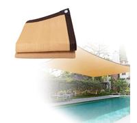 Toile d'ombrage anti-UV à 90 % pour jardin et piscine - Pour terrasse, pergola, balcon, intimité, bâche - Disponible en 2 x 2 m, 3 x 4 m, 5 x 5 m, 7 x 8 m, 9 x 12 m, 12 x 13 m