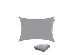 Toile D'ombrage Auvents d'extérieur imperméables, Voile d'ombrage de Jardin for terrasse, Voiture, auvent rectangulaire en Toile for Piscine, abri Solaire(Grey,300x600cm)