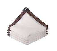 Toile d'ombrage avec Un taux d'ombrage allant jusqu'à 90%, bâche en Maille Blanche résistante, adaptée aux Jardins de terrasse, serres, piscines, etc.(2x10m/6.6x32.8ft)