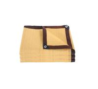 Toile d'ombrage beige avec œillets, 3 x 7 m, protection UV, coupe-vent, idéale pour serres, terrasses, plantes et poulaillers