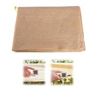 Toile d'ombrage beige pour jardin, bâche de protection solaire 4 x 7 m, protection UV, auvent, diverse, idéale pour terrasse, arrière-cour et serre