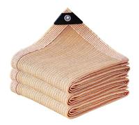 Toile d'ombrage beige résistante aux UV de 1 x 2 m à 10 x 10 m avec œillets, parfaite pour une utilisation extérieure, jardin, terrasse et arrière-cour.