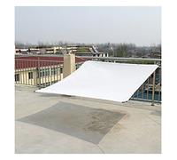 Toile d'ombrage blanche de 2 x 5,5 m, durable, résistante aux déchirures, idéale pour le rangement et les jardins botaniques