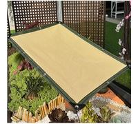 Toile d'ombrage blanche de 3 x 5 m avec œillets - Respirant pour serre/balcon/cour/toit - Protection UV pour auvent extérieur