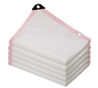 Toile d'Ombrage Blanche Épaisse 75% Filet de Jardin Robuste pour Pépinière et Stockage Extérieur, Voile de Protection Solaire Anti-UV 2x2.0m 3x4.0m 4x6.0m 5x5.0m(5.0x15.0 m(16.4'x49'))