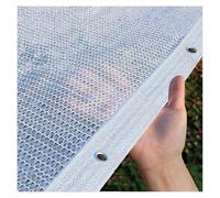 Toile d'ombrage blanche résistante aux UV, 50 % de protection UV, maille respirante pour jardin, serre, tailles disponibles : 1 x 2 m à 4 x 4 m, parfait pour la culture des cultures.
