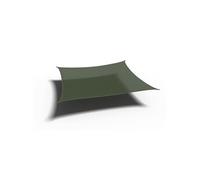 Toile d'ombrage carrée Coolfit 500x500cm Vert olive