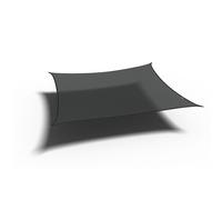 Toile D'ombrage Coolfit Platinum Carrée Noire 500x500 Cm Noir